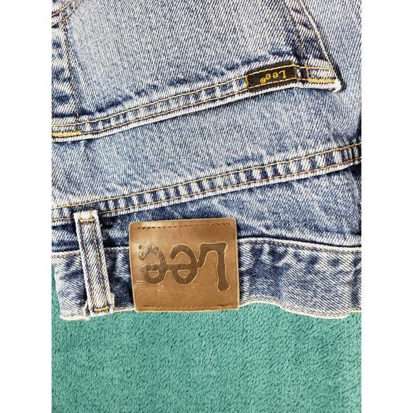 Lee Jeans Sz 32x29 Mens Blue Stretch Pants Denim Casual Comfort Light Straight - Picture 15 of 16